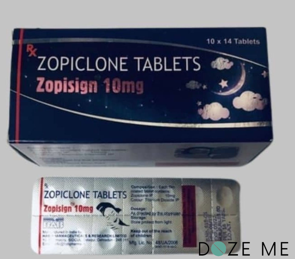 Zopiclone 10mg Zopisign